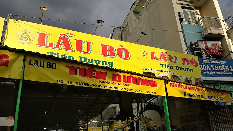Lẩu Bò Tiến Dương - quán lẩu Quận 7