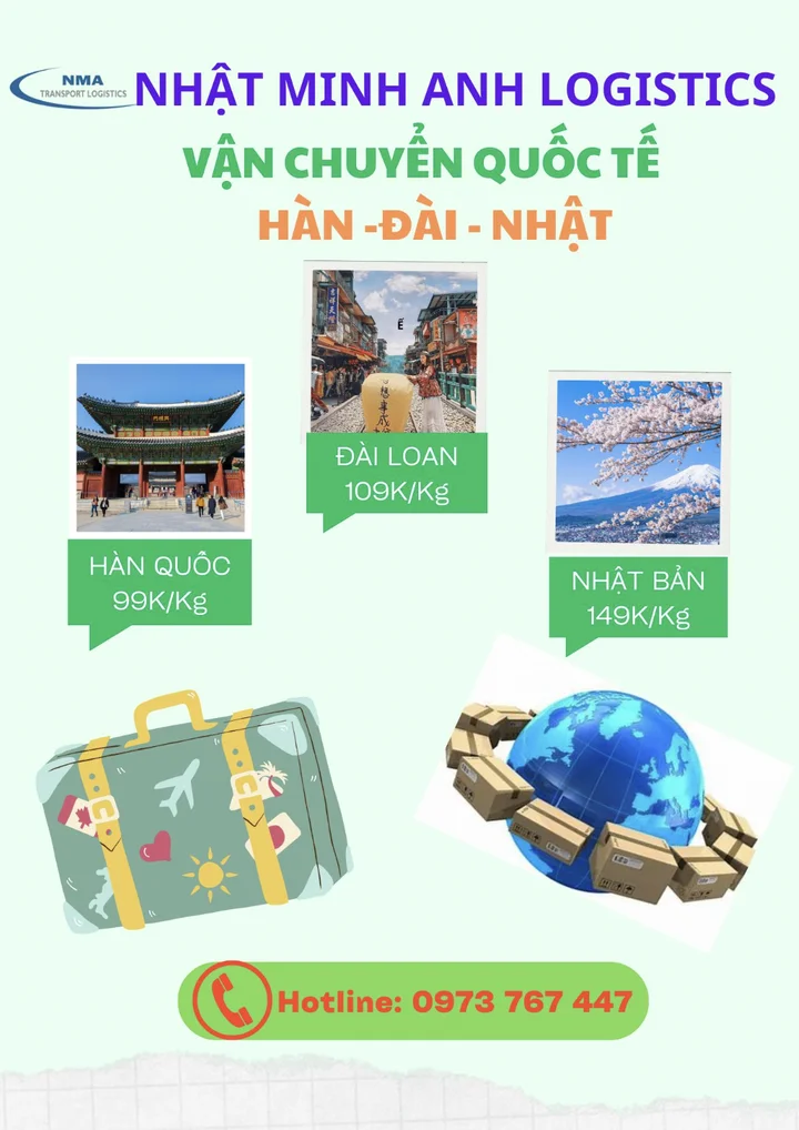 Dịch vụ gửi hàng quốc tế uy tín - Review Nhật Minh Anh Logistics
