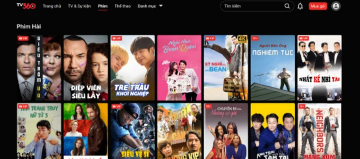 Phim hành động và phim hài trên TV360 – Trải nghiệm giải trí mọi lúc, mọi nơi