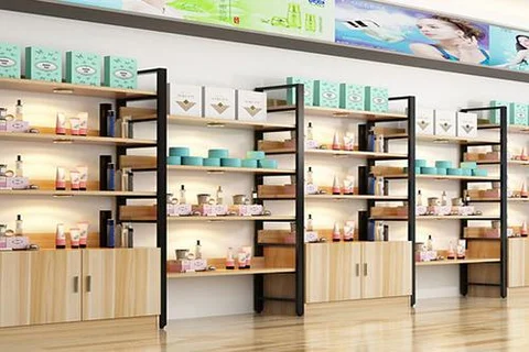 Review kệ trưng bày bằng gỗ - nội thất Sáng Tạo