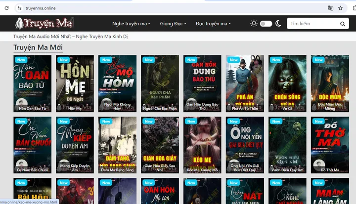 Review website nghe đọc truyện ma miễn phí: Truyện Ma Audio Mới Nhất – Truyện Ma Rùng Rợn Kinh Dị