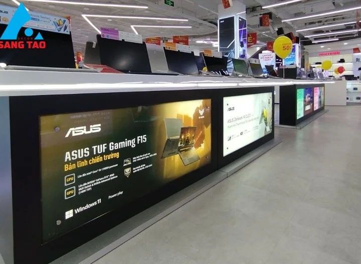 Dịch vụ làm kệ quảng cáo tại TPHCM - Review công ty quảng cáo nội thất Sáng Tạo