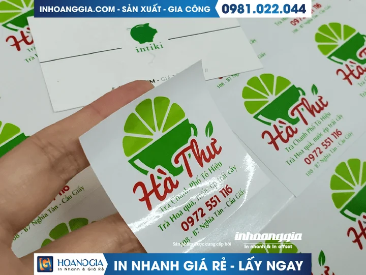 Review dịch vụ in tem nhãn uy tín chất lượng giá rẻ Hà Nội