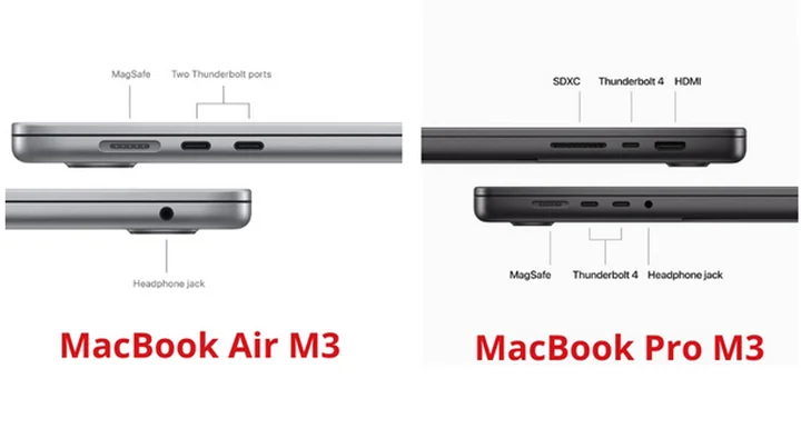 Sinh viên nên mua MacBook Pro M3 hay MacBook Air M3?