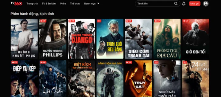 Phim hành động và phim hài trên TV360 – Trải nghiệm giải trí mọi lúc, mọi nơi