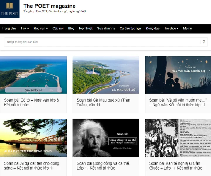The POET Magazine: Khám phá kho tàng thơ văn đậm chất Việt