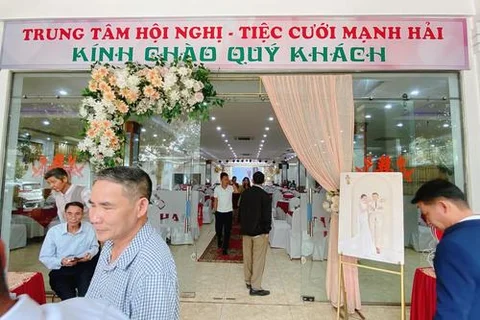Review nhà hàng tiệc cưới Mạnh Hải - thị trấn Nghèn Can Lộc