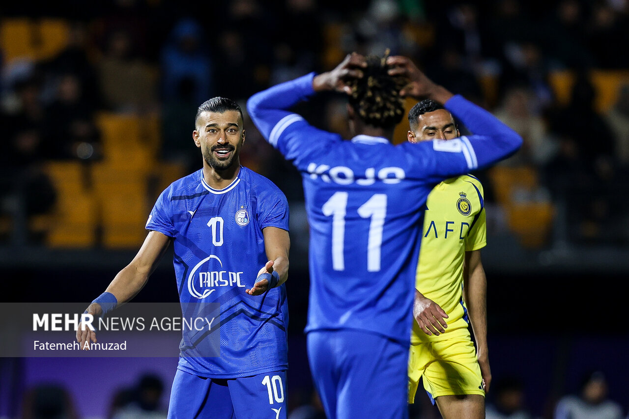 Cầu thủ Al-Nassr trong một trận đấu ở AFC Champions League