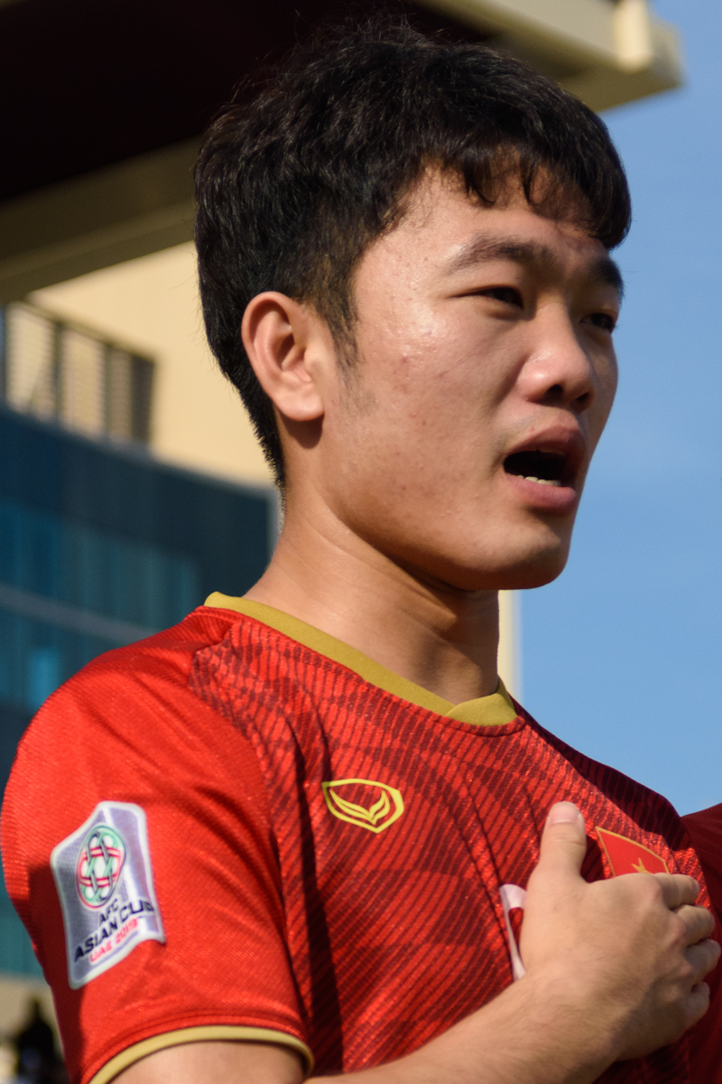 Lương Xuân Trường trong màu áo tuyển Việt Nam tại Asian Cup 2019