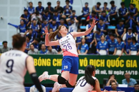 Bóng Chuyền Nữ: Hà Nội 3-2 Binh Chủng Thông Tin, Thắng Thứ 8