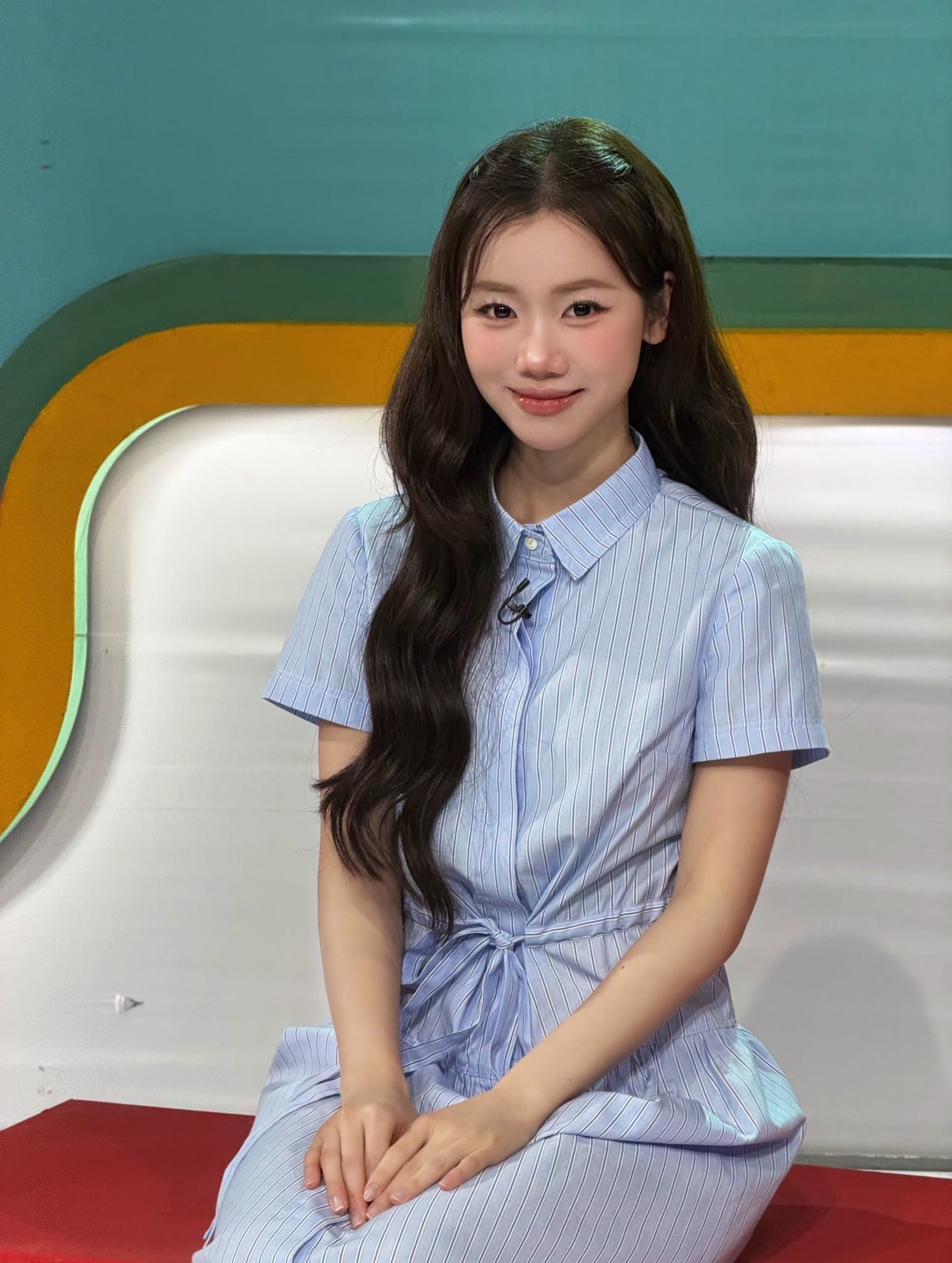 Meichan, YouTuber du học Hàn Quốc, trong một buổi ghi hình
