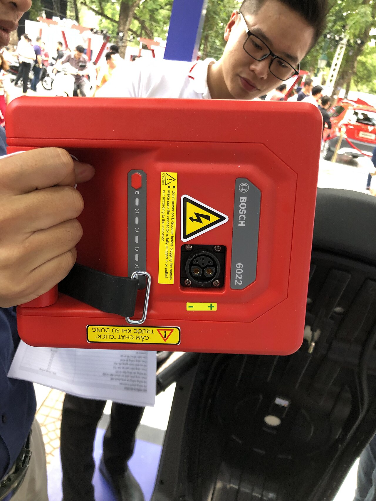 Pin lithium-ion rời của xe máy điện VinFast Klara